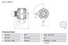 ALTERNATOR BOSCH 0 986 080 420 - Compatibil cu NISSAN, OPEL, RENAULT, VAUXHALL