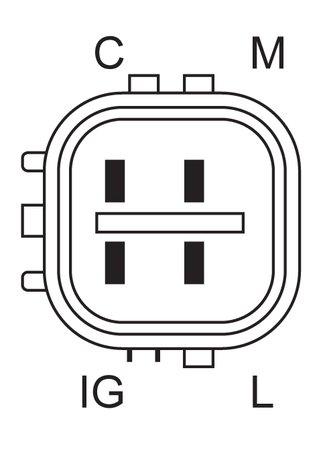 ALTERNATOR BOSCH 0 986 080 570 - Compatibil cu HONDA
