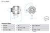 ALTERNATOR BOSCH 0 986 081 180 - Compatibil cu AUDI