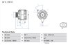 Alternator BOSCH 0 986 081 190