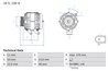 ALTERNATOR BOSCH 0 986 082 220 - Compatibil cu FORD, FORD (CHANGAN), FORD AUSTRALIA