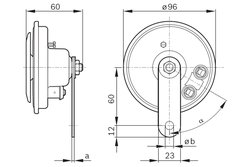 Claxon BOSCH 0 986 320 111