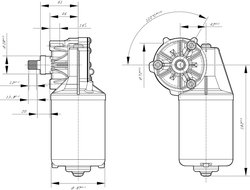 Motor stergator BOSCH 0 986 337 410