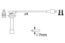 FISE BUJII BOSCH 0 986 356 810 - Compatibil cu SUZUKI