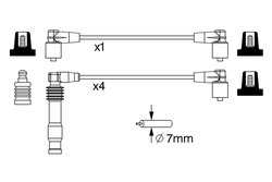 FISE BUJII BOSCH 0 986 357 233 - Compatibil cu OPEL, VAUXHALL