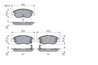 SET PLACUTE FRANA BOSCH 0 986 424 042 - Compatibil cu FIAT