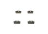 SET PLACUTE FRANA BOSCH 0 986 424 275 - Compatibil cu RENAULT