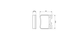 SET PLACUTE FRANA BOSCH 0 986 424 358 - Compatibil cu MERCEDES-BENZ