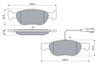 SET PLACUTE FRANA BOSCH 0 986 424 362 - Compatibil cu FIAT, LANCIA