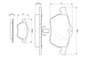 Set placute frana BOSCH 0 986 424 360