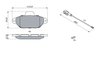 Set placute frana BOSCH 0 986 424 379
