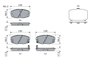 SET PLACUTE FRANA BOSCH 0 986 424 393 - Compatibil cu HYUNDAI