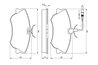 SET PLACUTE FRANA BOSCH 0 986 424 451 - Compatibil cu RENAULT