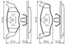 Set placute frana BOSCH 0 986 424 449