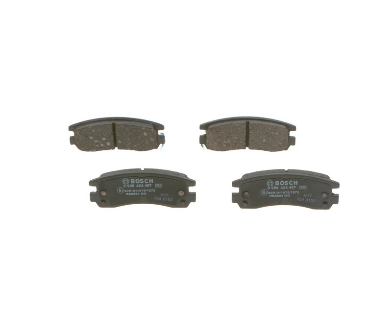 Set placute frana BOSCH 0 986 424 467