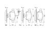 SET PLACUTE FRANA BOSCH 0 986 424 537 - Compatibil cu VW