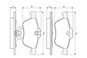 Set placute frana BOSCH 0 986 424 652