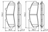 SET PLACUTE FRANA BOSCH 0 986 424 656 - Compatibil cu FORD USA, MAZDA