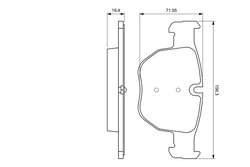 Set placute frana BOSCH 0 986 424 687