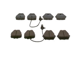 SET PLACUTE FRANA BOSCH 0 986 424 690 - Compatibil cu AUDI, VW