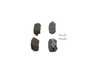 Set placute frana BOSCH 0 986 424 814