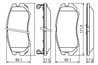 SET PLACUTE FRANA BOSCH 0 986 424 815 - Compatibil cu HYUNDAI, HYUNDAI (BEIJING), KIA