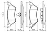 SET PLACUTE FRANA BOSCH 0 986 424 816 - Compatibil cu CHRYSLER, DODGE