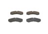 SET PLACUTE FRANA BOSCH 0 986 424 833 - Compatibil cu IVECO, RENAULT, RENAULT TRUCKS