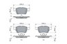 SET PLACUTE FRANA BOSCH 0 986 424 885 - Compatibil cu FORD