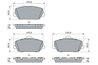 SET PLACUTE FRANA BOSCH 0 986 424 954 - Compatibil cu HYUNDAI