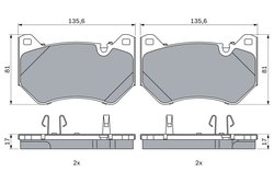 SET PLACUTE FRANA BOSCH 0 986 424 965 - Compatibil cu AUDI