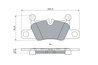Set placute frana BOSCH 0 986 424 971