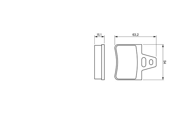 SET PLACUTE FRANA BOSCH 0 986 460 958 - Compatibil cu CITROEN, SAIPA
