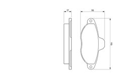 SET PLACUTE FRANA BOSCH 0 986 460 968 - Compatibil cu FIAT