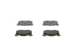 SET PLACUTE FRANA BOSCH 0 986 460 970 - Compatibil cu CITROEN, IRAN KHODRO, PEUGEOT, RENAULT