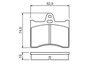 SET PLACUTE FRANA BOSCH 0 986 463 890 - Compatibil cu CITROEN
