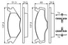 SET PLACUTE FRANA BOSCH 0 986 468 873 - Compatibil cu SEAT, VW
