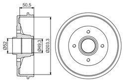 TAMBUR FRANA BOSCH 0 986 477 197 - Compatibil cu NISSAN
