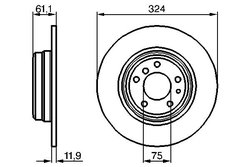 Disc frana BOSCH 0 986 478 095