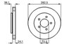 DISC FRANA BOSCH 0 986 478 109 - Compatibil cu CHRYSLER, DODGE