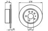 DISC FRANA BOSCH 0 986 478 199 - Compatibil cu MERCEDES-BENZ