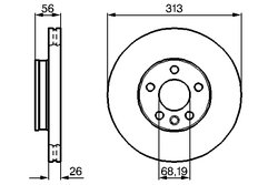 Disc frana BOSCH 0 986 478 296
