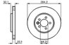 DISC FRANA BOSCH 0 986 478 314 - Compatibil cu MG, MG (NANJING), MG (SAIC), ROVER