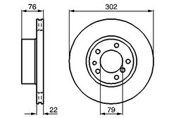 Disc frana BOSCH 0 986 478 318