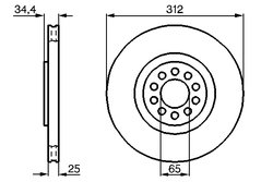 Disc frana BOSCH 0 986 478 467