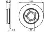DISC FRANA BOSCH 0 986 478 480 - Compatibil cu AUDI