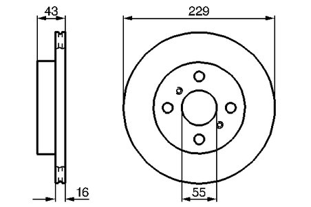 Disc frana BOSCH 0 986 478 491