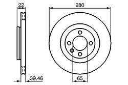 Disc frana BOSCH 0 986 478 508