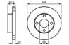 Disc frana BOSCH 0 986 478 550