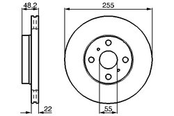 Disc frana BOSCH 0 986 478 578
